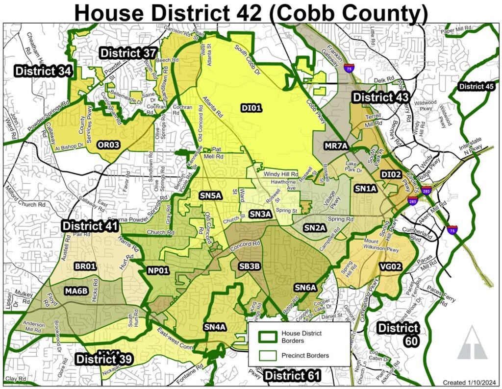 GA House District 42 Map